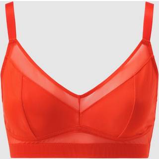 Understatement | Mesh Support Bra - Fiery Red
