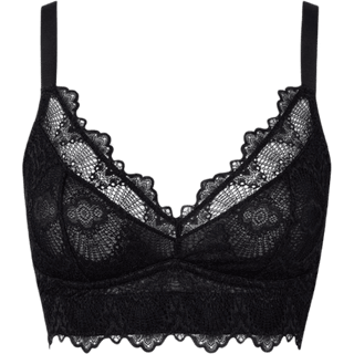 Understatement | Lace Support Bra - Black