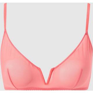 Understatement | Mesh V-Balconette - Coral