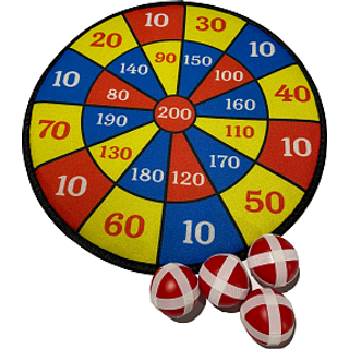 SpinOut Dartspil i velcro