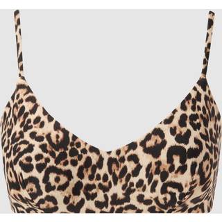 Understatement | Strappy Scoop Bikini Top - Leopard