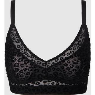 Understatement | Mesh Support Bra - Black Leopard