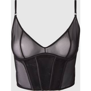 Understatement | Mesh Demi Top - Black