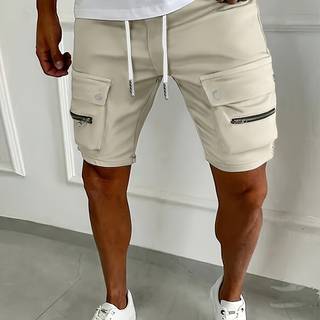 TEMU Men's Athletic Shorts - Non-stretch Fabric Gym & Everyday Casual Shorts - Machine Washable - Minimalist Everyday Athletic Shorts For Men, Workout Gear, Functional Pockets, Durable Construction,