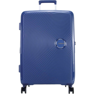 American Tourister Soundbox Spinner - kuffert der kan udvides - 77 cm - blå