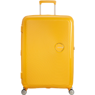 American Tourister Soundbox 77cm - Stor Ekspanderbar Golden Yellow, Kufferter