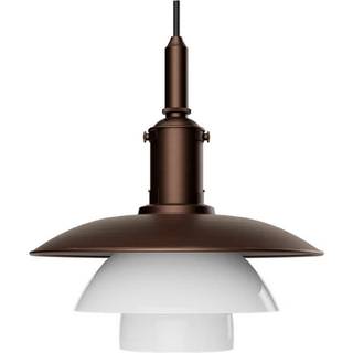 Louis Poulsen PH 3/3 Aged Brass/Opal Pendel - Louis Poulsen