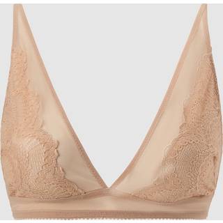 Understatement | Lace Plunge Bralette - Warm Nude
