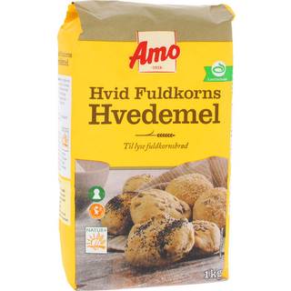 Amo Hvid Fuldkorns Hvedemel 1 kg