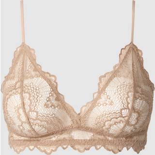 Understatement | Lace Triangle Bralette - Warm Nude