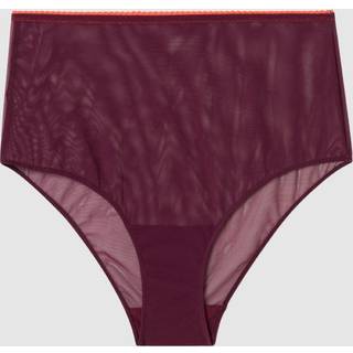 Understatement | Mesh Highwaist Briefs - Cherry/Coral