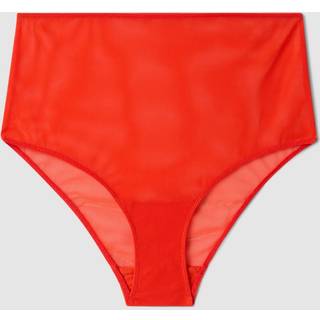 Understatement | Mesh Highwaist Briefs - Fiery Red