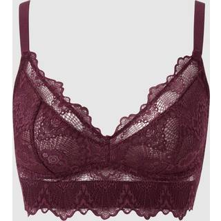 Understatement | Lace Support Bra - Cherry