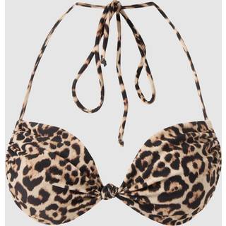 Understatement | Flipped Triangle Bikini Top - Leopard
