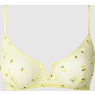 Understatement | Mesh V-Balconette - Light Yellow