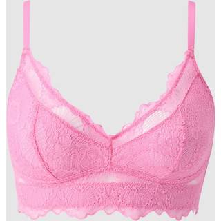 Understatement | Lace Support Bra - Candy Pink