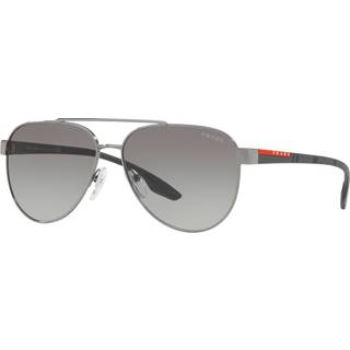 Prada Linea Rossa PS54TS 5AV3M1 58 Solbriller Mænd Grå - Gunmetal - 58mm