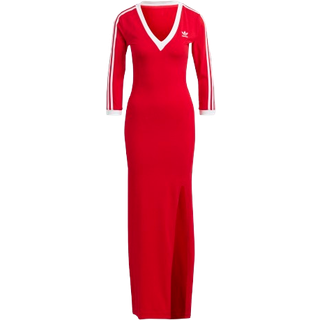 Adicolor Classics 3-Stripes Maxi kjole - Better Scarlet - XS