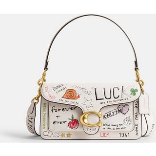 Coach Tabby Sketch Print 26 Skuldertaske elfenben