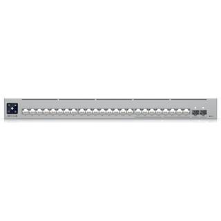 Ubiquiti USW-Pro-Max-24-PoE UniFi 24-port multi-gigabit PoE++ switch med lag 3 funktioner og etherlighting.