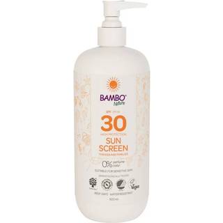 Sollotion, Bambo Nature, 500 ml, SPF 30, uden farve og parfume, 23% fedt, SCA, 1 stk, Personlig pleje, unisex