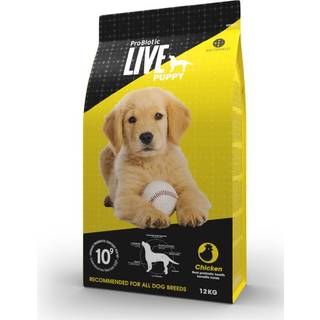 12 kg. ProBiotic LIVE Puppy - hvalpefoder med Kylling