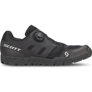 Scott Sport Crus-r Flat Boa Black/Silver - Skostørrelse 47