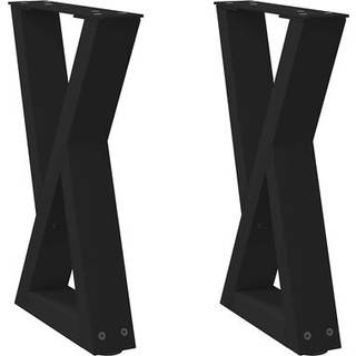 Sofabordben 30X(30-31,3) Cm Stål - Sort / 38 x (42-43.3) cm