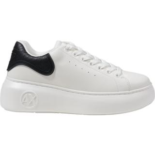 Armani Exchangetil kvinder. XDX188XV937N480 Træningssko med hvidt logo (36.5), Fast, Blonder, Casual