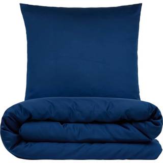 Bambus sengetøj 200x220 cm - mørk blå - Luna Denmark