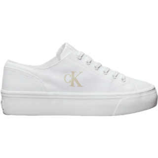 Canvas Platform Trainers - White - EU 41