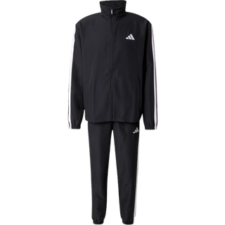 adidas Woven 3-Stripes Tracksuit, Black - XXL
