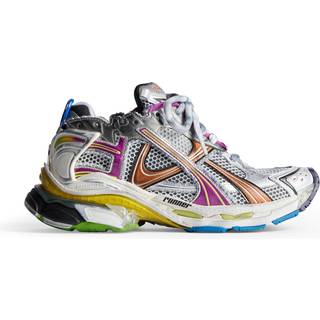 Balenciaga - Runner Distressed Rubber and Mesh Sneakers - Men - Gray - EU 40
