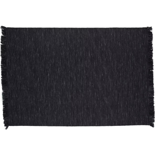 Elton tæppe 300x202cm sort.