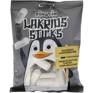 Pingvin Lakridssticks 180 g.
