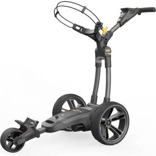 PowaKaddy CT10 GPS EBS Elektrisk golfvogn - Gun Metal - 220Wh, 29.6V (18 Huller)