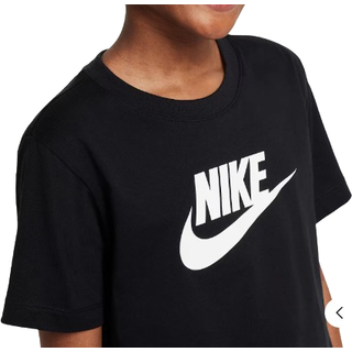Nike Sportswear Cropped-T-shirt til større børn (piger) - sort - L