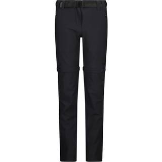 CMP Girl's Stretch Zip Off Pant Zip off-bukser Børn størrelse 110 farve sort