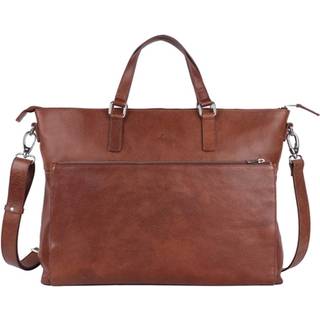 ADAX Napoli Sasha Computertaske 17" i Caramel