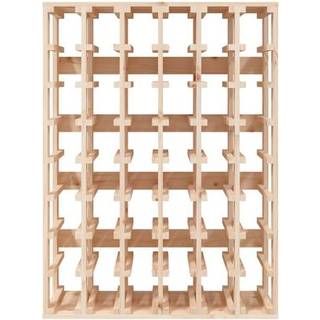 vinreol 70x33x94 cm massivt fyrretræ