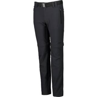 CMP Kid's Zip Off Pant with Belt Zip off-bukser Børn størrelse 92 farve sort