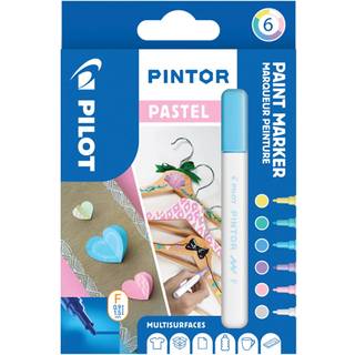 Pilot Marker Pintor Fine Pastel Mix 1,0 ass (6)
