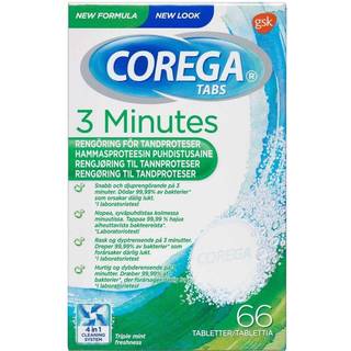 Corega Tabs 3 Minutes 66 tabletter