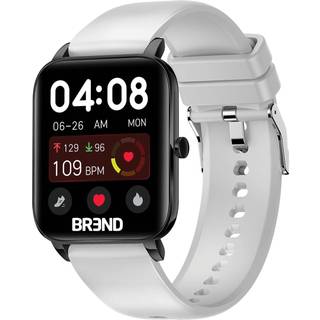 BREND Smartwatch til damer og herrer - Sportsur med skridttæller – Hvid