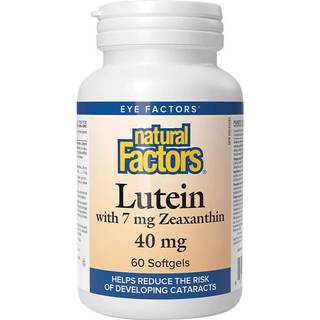 Natural Factors – Lutein 40 mg med Zeaxanthin, 60 bløde kapsler