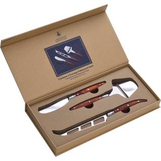 Herit Ostesæt med 3 Knive Pakkawood