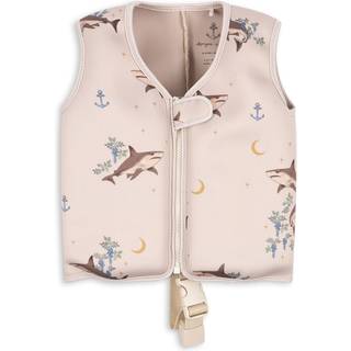 Konges Sløjd Mateo Svømmevest Shark Attack 2-3 Y  Beige  2-3 år  mand
