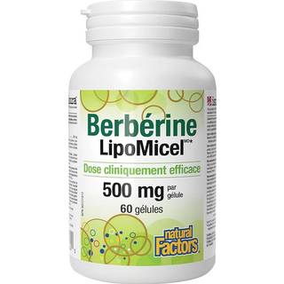 Natural Factors – Berberine LipoMicel Matrix 60 Softgels