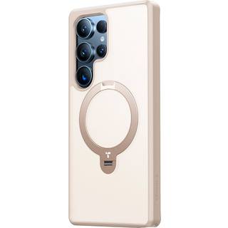 TORRAS - Samsung Galaxy S25 Ultra - Ostand Spin Hybrid Cover m. Kickstand - Guld