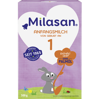 Milasan Modermælkserstatning 1 fra fødslen 125.90 DKK/1 kg